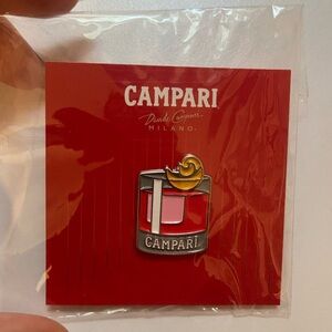 Campari Negroni Cocktail Enamel Pin